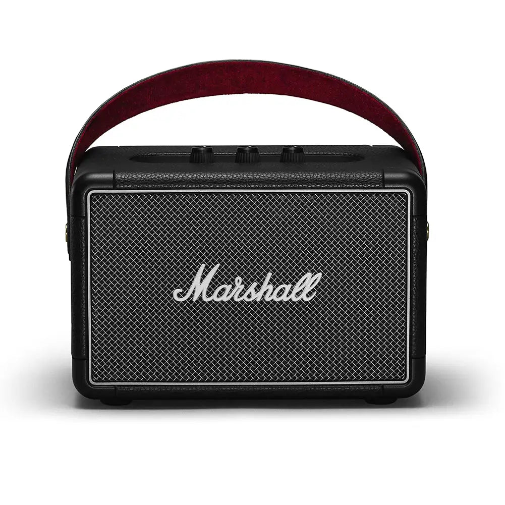 (Pre-Owned, Excellent) Marshall Kilburn II Portable Bluetooth Speaker (Black, Black Gold) (90 Days Warranty)