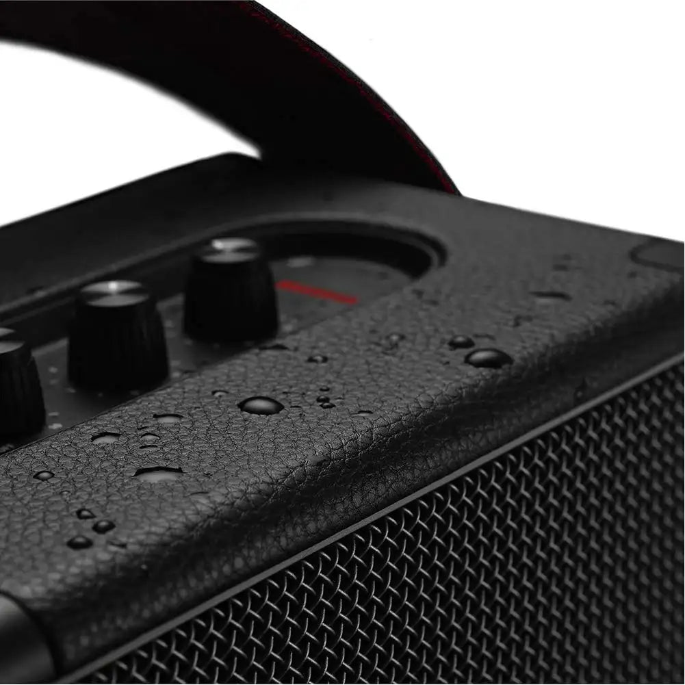 (Pre-Owned, Excellent) Marshall Kilburn II Portable Bluetooth Speaker (Black, Black Gold) (90 Days Warranty)