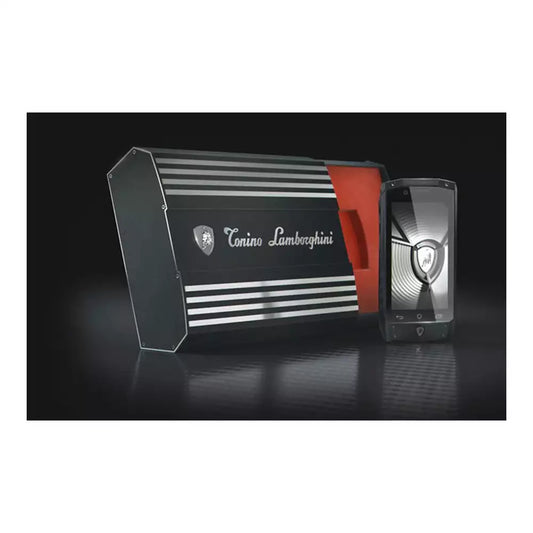 (Open Box) Lamborghini Tonino Antares Luxury Android Smartphone (Stainless Steel and Leather) (32GB) (Silver) (90 Days Warranty)