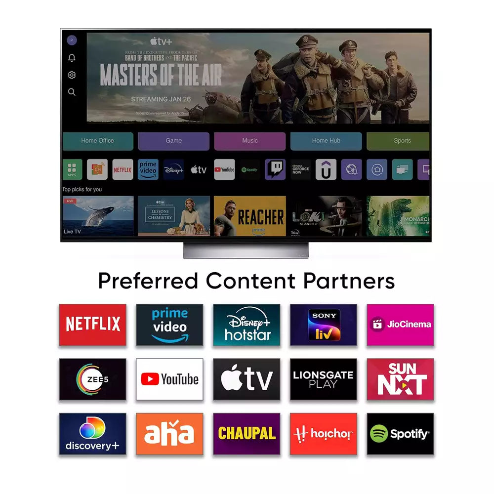 (Pre-Owned, Good) LG C2 55 Inch OLED Smart TV With Nvidia G-Sync, 4K 120Hz (Black) (60 Days Warranty) (With Minor Burn-In Marks) (Available in Delhi Only!)