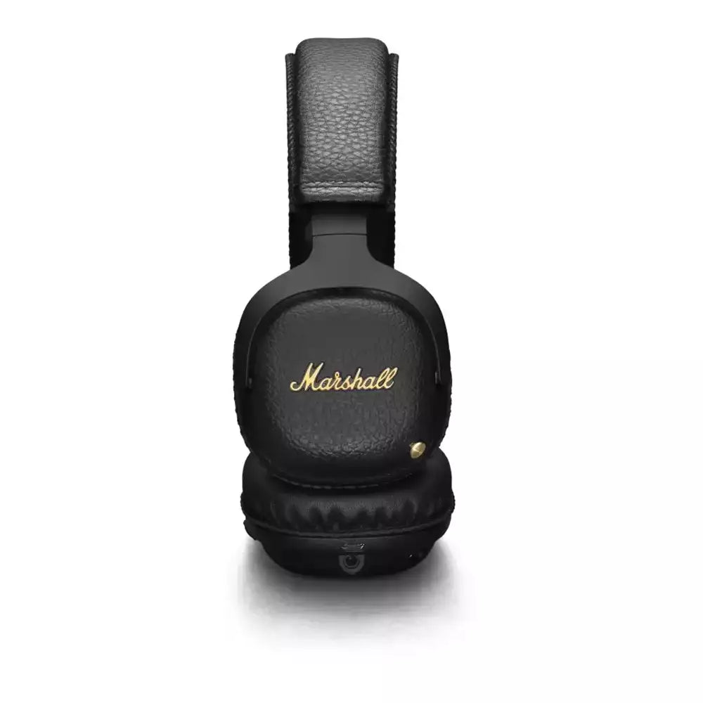 (Pre-Owned, Works via AUX only, No ANC, Good) Marshall Mid ANC On Ear Headphone (Black) (Wired only, No ANC) (60 Days Warranty)