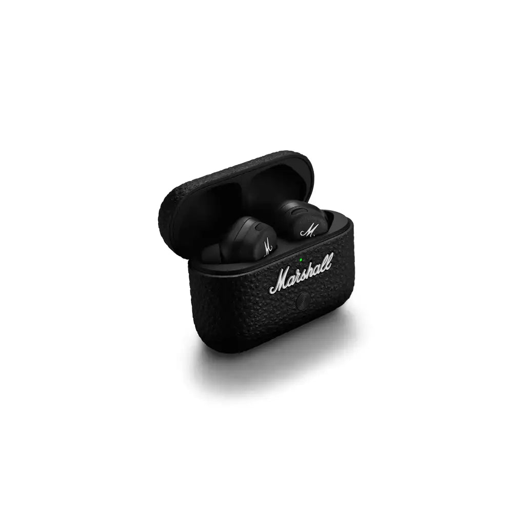(Open Box Condition) Marshall Motif II ANC (Motif 2) True Wireless Active Noise Cancelling Bluetooth Headphones, Earbuds With Calls and 30 Hours Playtime (Black) (90 Days Warranty)
