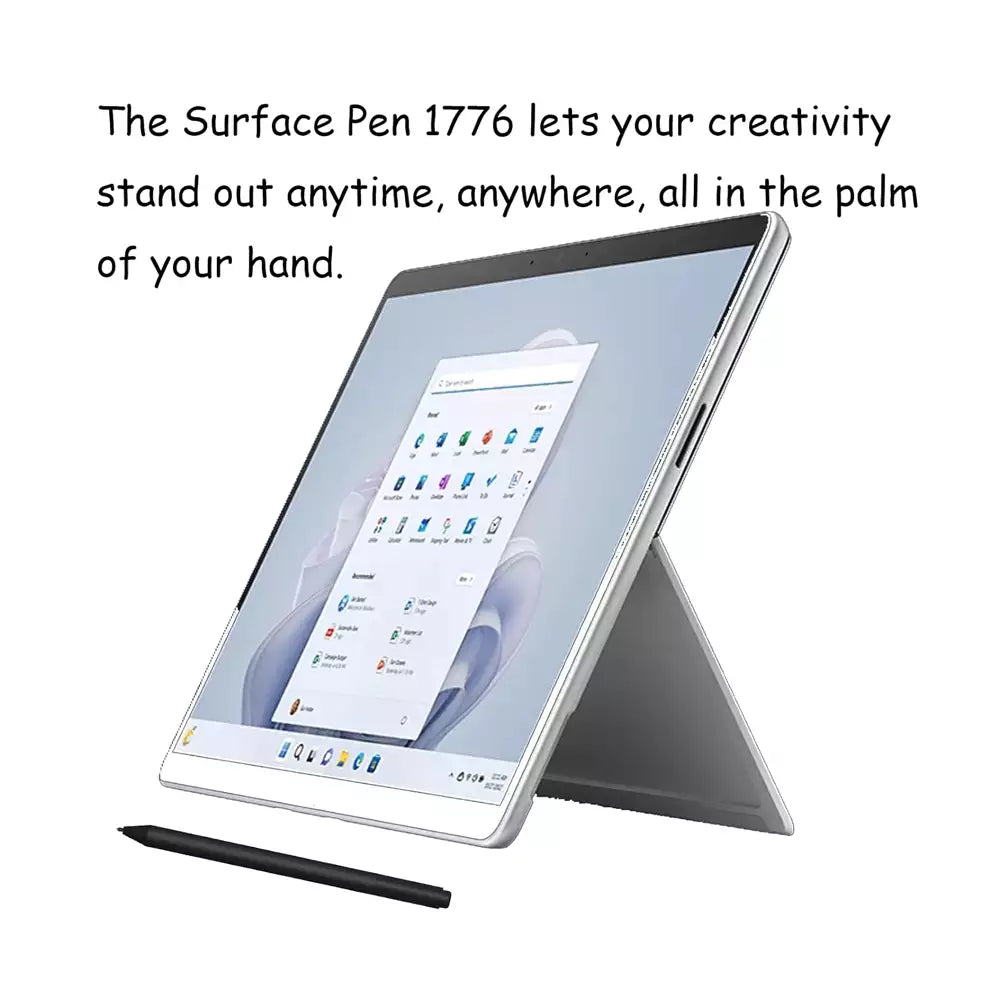 (Open Box) Microsoft Surface Pen (Model 1776) For Surface Pro 9/8/X/7+/6/5/4/3/Surface 3,Surface Go 3/2/1,Surface Laptop/Studio/Book 4/3/2/1 (Silver) (60 Days Warranty)