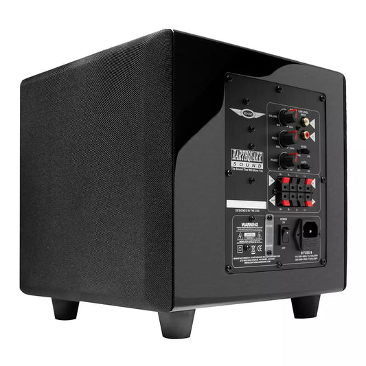 (Pre-Owned, Very Good) Earthquake Sound Minime-P8-V2 (Frequency Down To 27 Hz) (320 Watt Class D Subwoofer Amplifier) (Black) (90 Days Warranty)