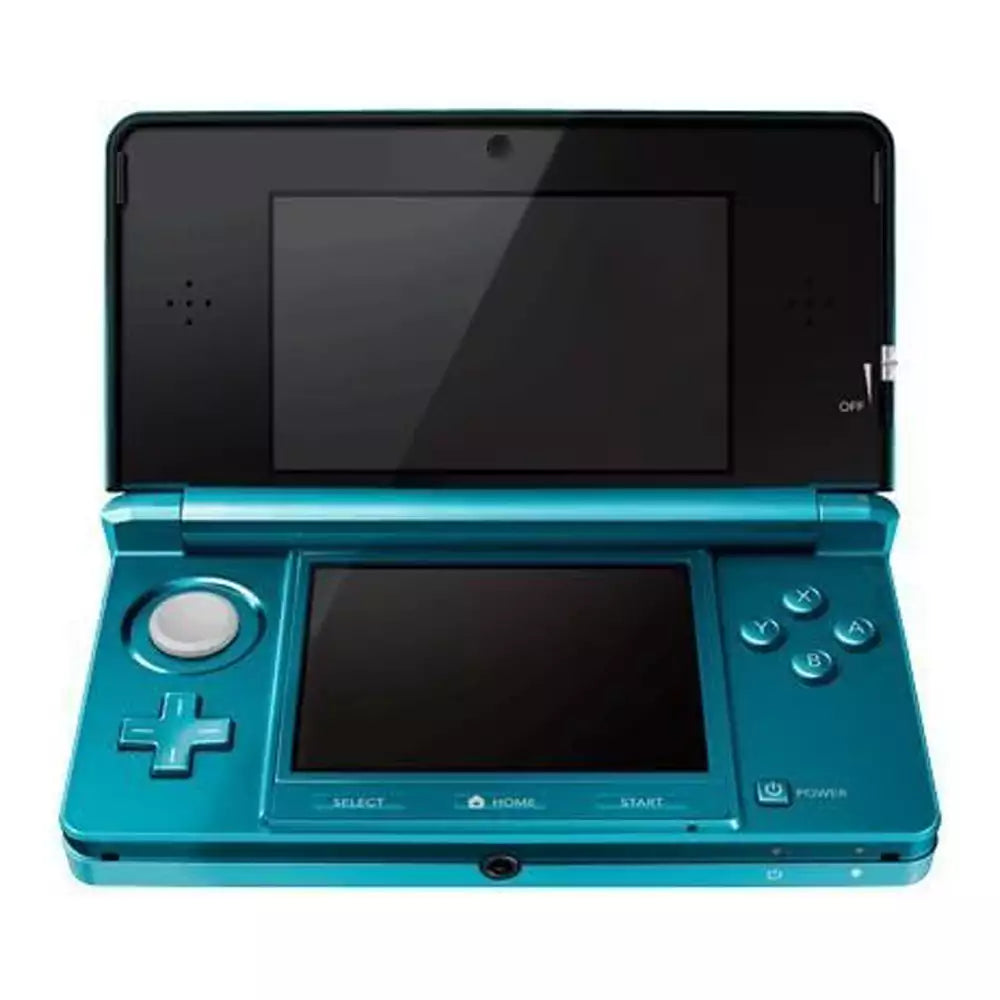 (Pre-Owned, Very Good) Nintendo 3DS Portable Gaming Console With Dual Screen and Cameras (Blue) (90 Days Warranty)