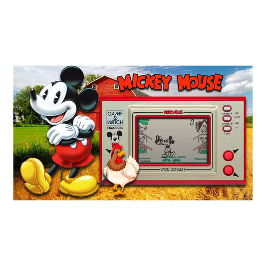 (Pre-Owned, Good) Nintendo Game & Watch Mickey Mouse Retro Hand Held Gaming Console (45 Days Warranty)