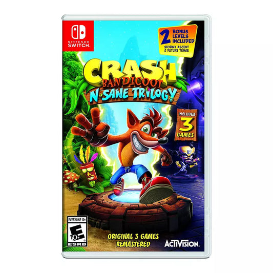 (Open Box) Nintendo Switch 3-Game Combo Pack (Crash Bandicoot N. Sane Trilogy, Assassin’s Creed: The Rebel Collection, Super Mario Odyssey)