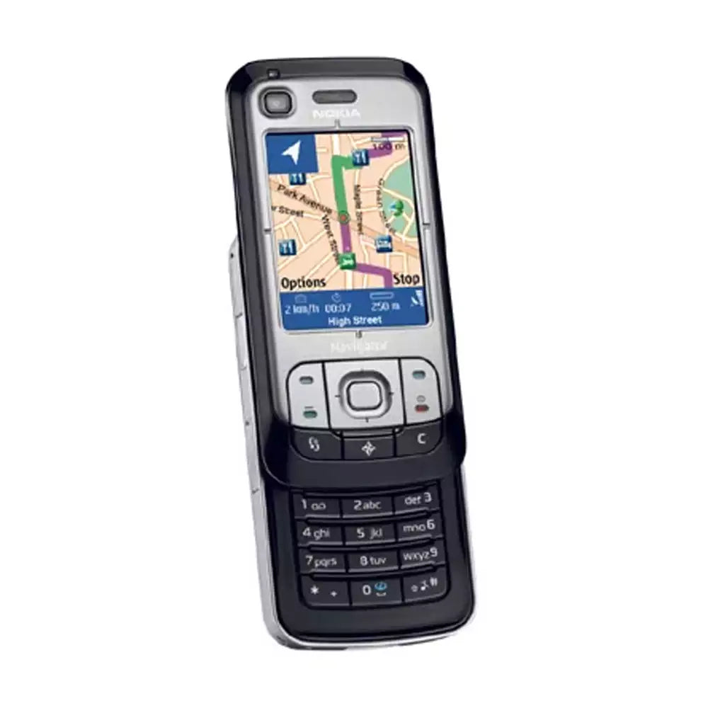 (Pre-Owned, Good) Nokia 6110 Navigator Iconic Slider Phone (Black) (60 Days Warranty)