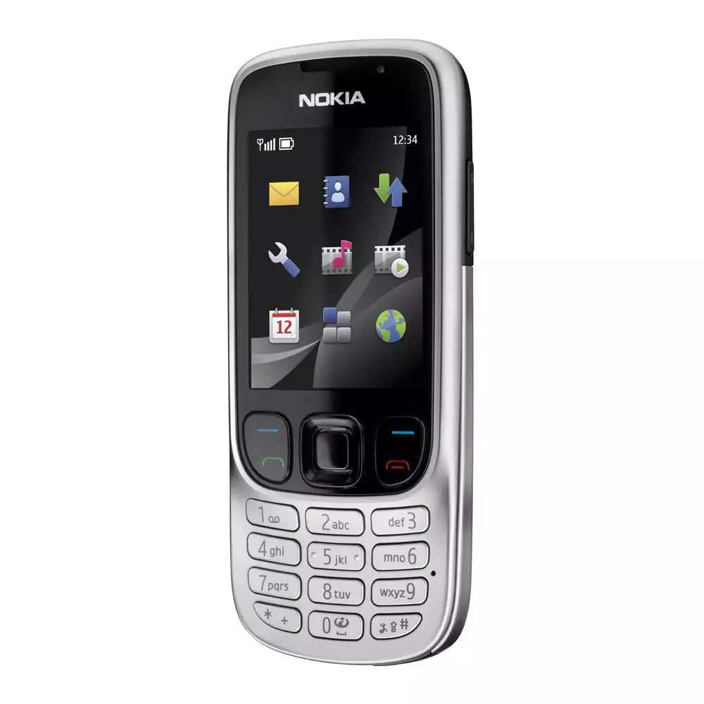 (Pre-Owned, Good) Nokia 6303 Classic With 3.2MP AF Camera (FM Radio) (Silver) (45 Days Warranty)
