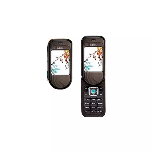 (Open Box Condition) Nokia 7370, Part of L'Amour Collection 2005 (Swivel Mechanism) (Black) (90 Days Warranty)