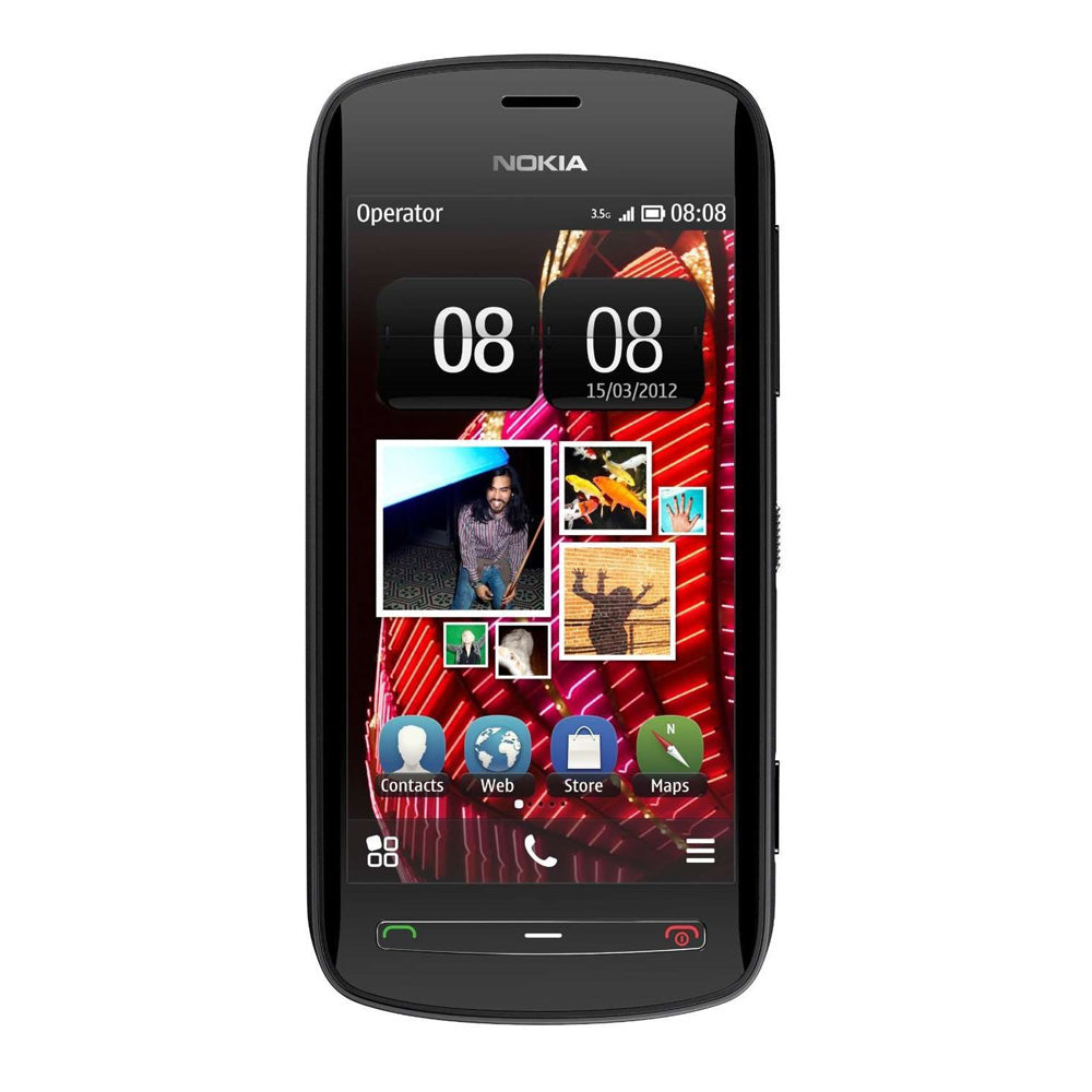 (Pre-Owned, Good) Nokia 808 PureView Symbian OS Smartphone with 41 MP Camera, 1/1.2" Sensor With Carl Zeiss Lens (16GB) (Black) (60 Days Warranty)