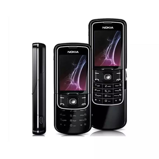 (Open Box Condition) Nokia 8600 Luna Premium Slider Phone (Black) (90 Days Warranty)