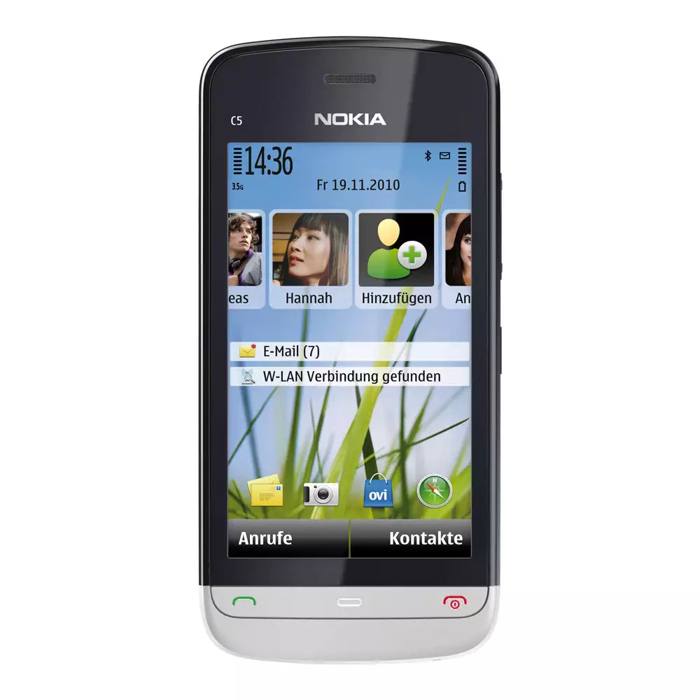 (Pre-Owned, Good) Nokia C5-03 Touch Symbian Phone With 5MP Camera (Gray) (60 Days Warranty)