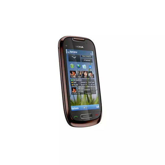 (Pre-Owned, Very Good) Nokia C7 Symbian Smartphone With 8MP Carl Zeiss Camera (Silver and Black) (60 Days Warranty)