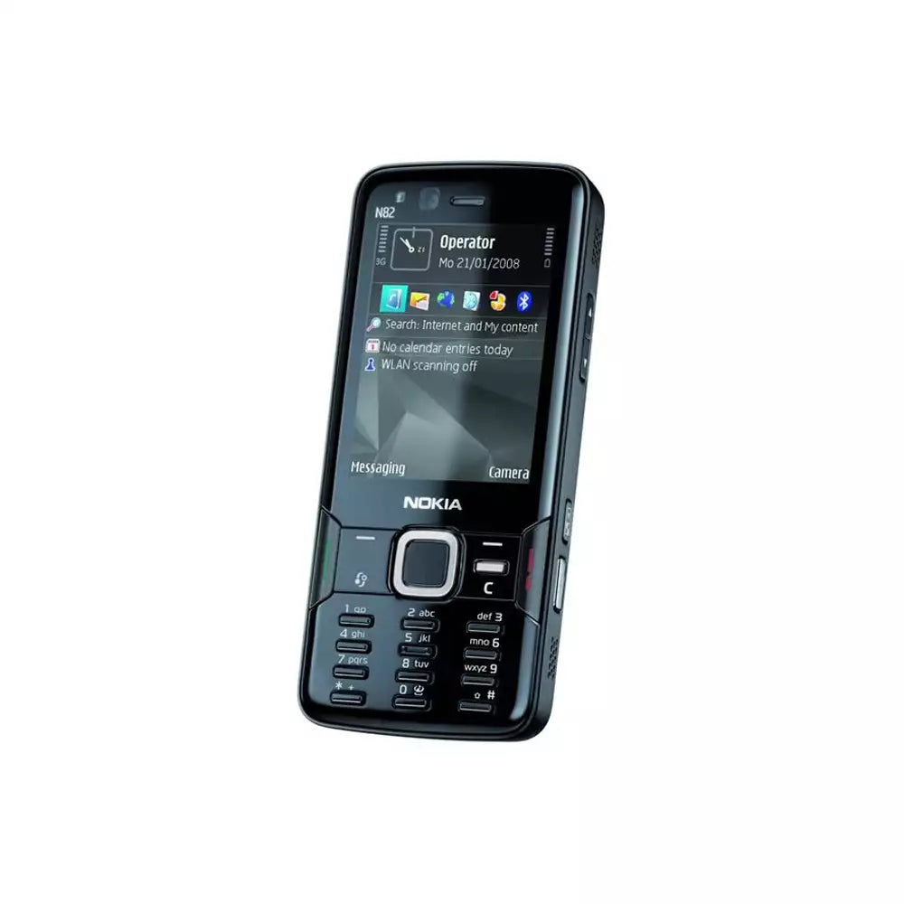 (Open Box Condition) Nokia N82 Symbian Mobile Phone With 5 MP Carl Zeiss Camera and Xenon Flash, Stereo Speakers (Black) (60 Days Warranty)