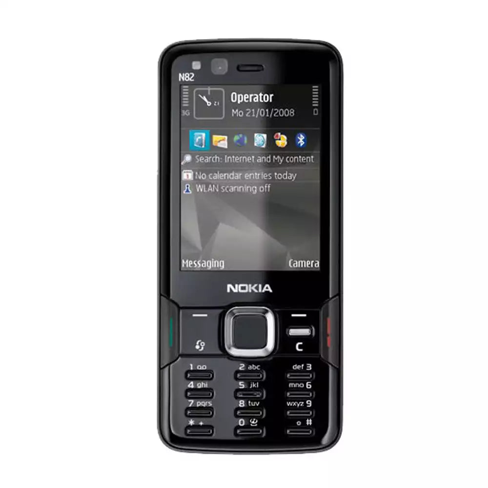 (Open Box Condition) Nokia N82 Symbian Mobile Phone With 5 MP Carl Zeiss Camera and Xenon Flash, Stereo Speakers (Black) (60 Days Warranty)