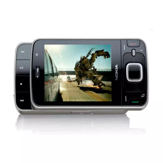 (Pre-Owned, Good) Nokia N96 Dual Slider Symbian Smartphone with 5MP Carl Zeiss Camera (16GB) (Black) (90 Days Warranty)