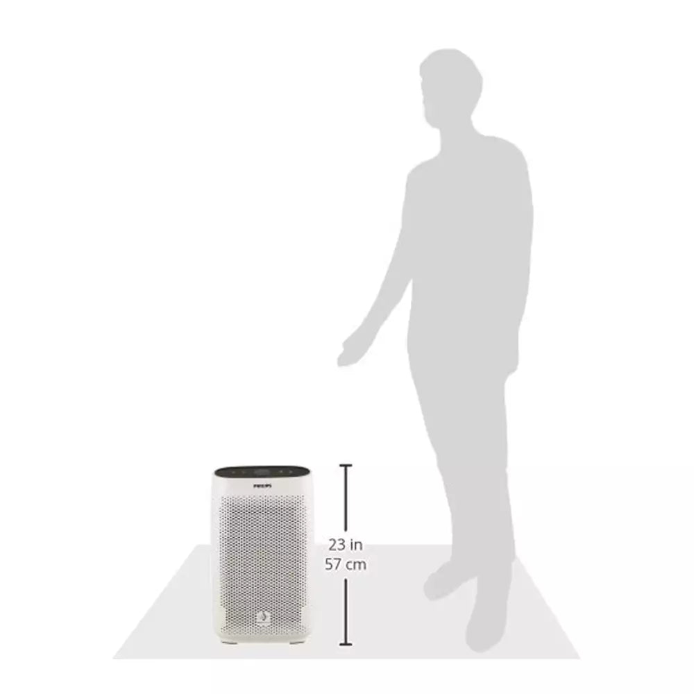 (Pre-Owned, Very Good) Philips AC1215/20 Air Purifier, Upto 17000 Hours Long Life, 4-Stage Filtration, True Hepa Filter (White) (120 Days Warranty) (99% Filter Life)