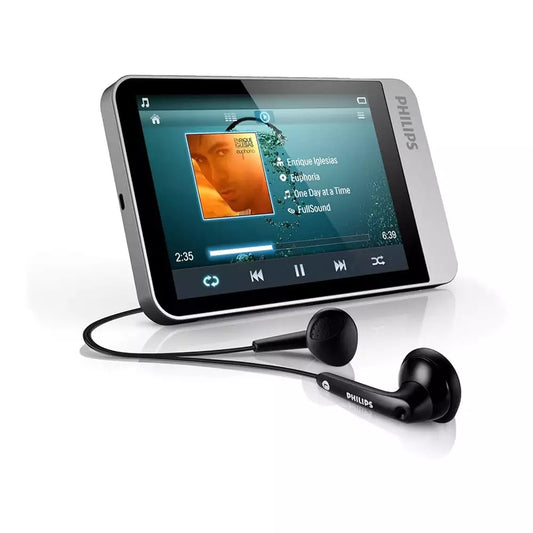 (Pre-Owned, Very Good) Philips GoGear SA060 Portable Music/Video Player (4GB) (Silver) (60 Days Warranty) (Display Has Blue Tint!)