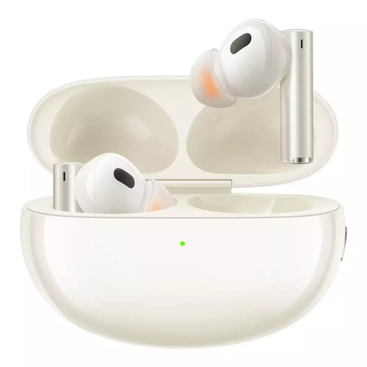 (Pre-Owned, Very Good) Realme Buds Air 5 Pro Truly Wireless in-Ear Earbuds with 50dB ANC, Dual Coaxial Drivers, 360° Spatial Audio Effect, LDAC HD Audio, Upto 40Hrs Battery (Biege) (60 Days Warranty)