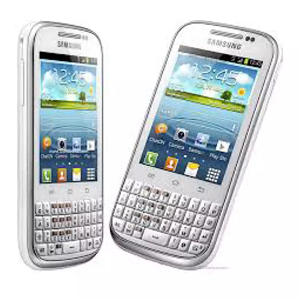 (Pre-Owned, Very Good ) Samsung Galaxy Chat GT-B5330 Android Smartphone With Physical QWERTY Keyboard (White) (45 Days Warranty)