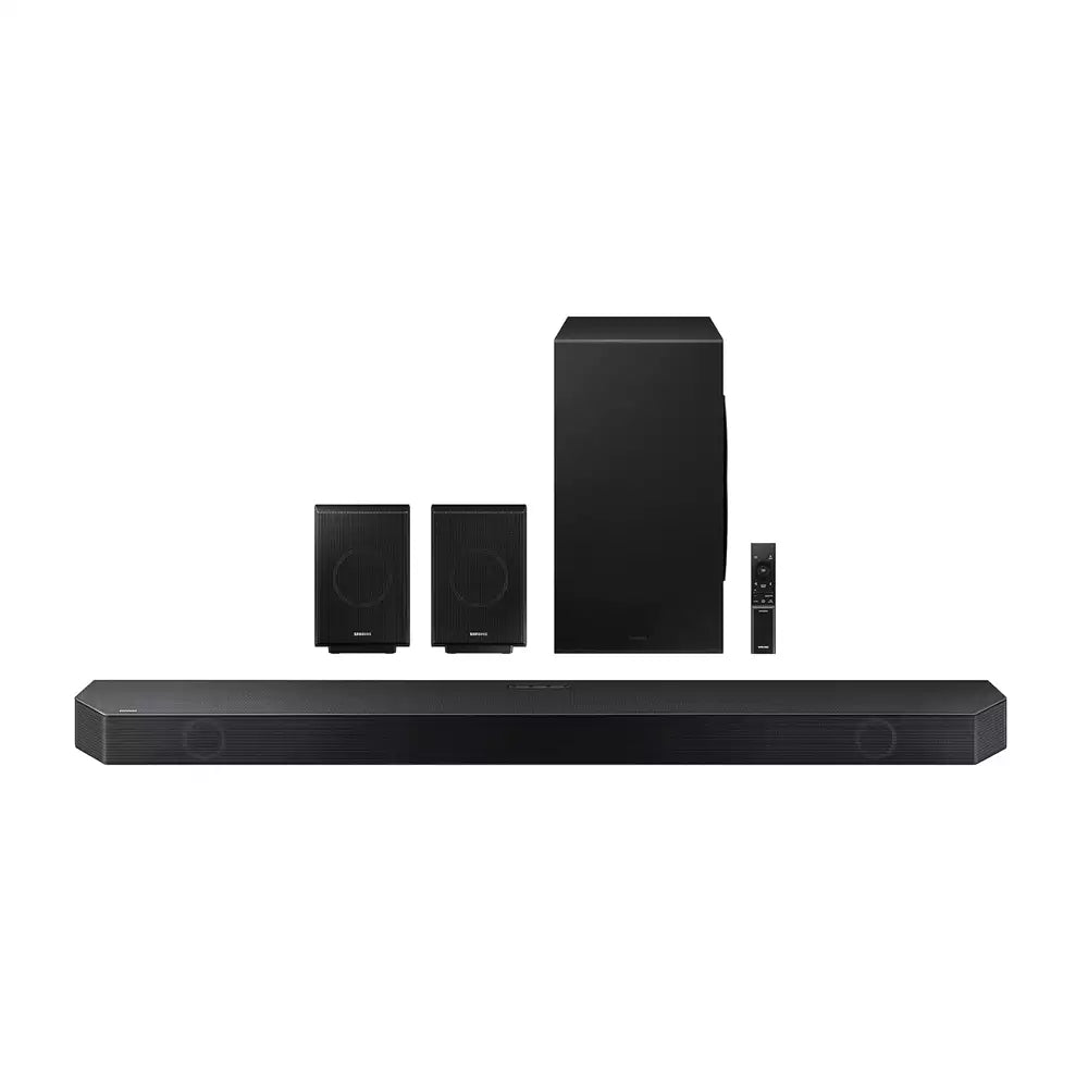 (Pre-Owned, Fair) Samsung HW-Q990B/XL 11.1.4CH Dolby Atmos Soundbar With Q-Symphony, AirPlay2, Wi-Fi (Black) (60 Days Warranty)