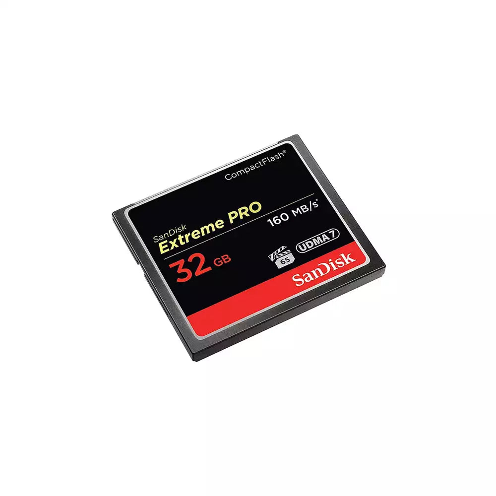 (Pre-Owned, Very Good) Sandisk Extreme PRO 32GB Compact Flash 4K CF Card 160MB/S (Black) (6 Months Warranty)
