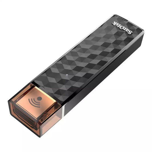 (Pre-Owned, Good) SANDISK Connect Wireless Stick With Wireless File Transfer For Android/iOS (64GB) (Black) (6 Months Warranty)