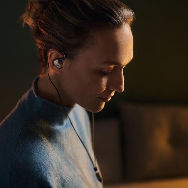 (New/Unused/Sealed) Sennheiser IE600 High-End In-Ear Wired Earphones German Made, Trueresponse Transducers, Dual Resonator Chambers, Rich Bass, 3 Detachable Cables, Flexible Ear Hook (High-Res) (Gray) (18 Months Warranty)