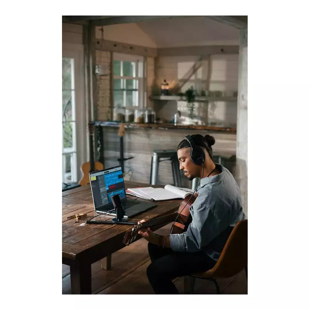 (Open Box) Sennheiser Profile USB Microphone for Podcasting, Recording, Streaming & Gaming. Built-in Headphone Output, All Metal housing and Cardioid Condenser Capsule (Black) (6 Months Warranty)