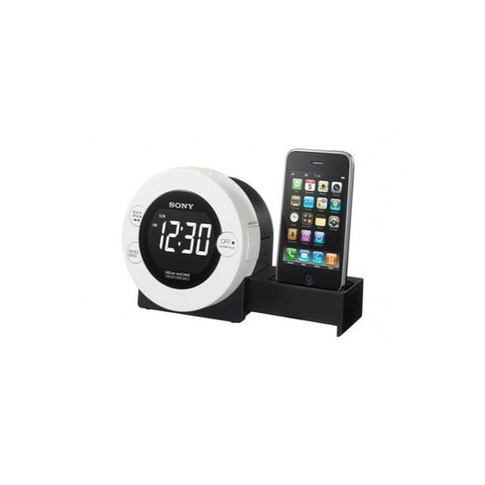 (Pre-Owned, Good) Sony ICF-C7IP iPod/iPhone Clock Radio Dock Speaker (Gray) (60 Days Warranty)