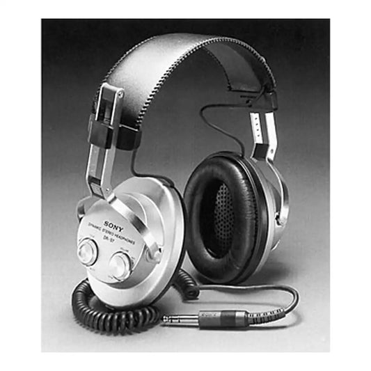 (Pre-Owned, Very Good) Sony DR-S7 Vintage Dynamic Headphones (1979) Tone/Volume Controls For Each Driver (Silver) (60 Days Warranty)