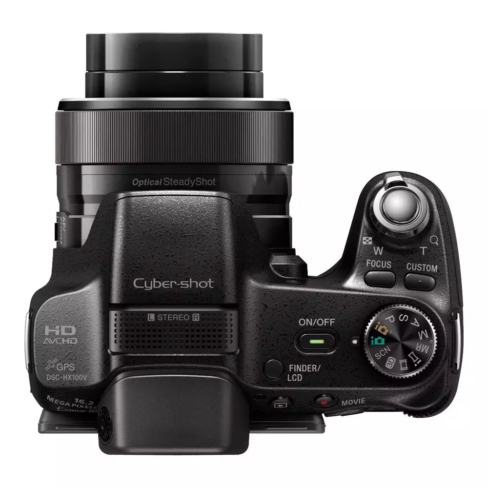 (Pre-Owned, Very Good) Sony DSC-HX100V Advance Point & Shoot Camera With 30X Optical Zoom, 120X Digital Zoom, Optical Steady Shot, OLED Viewfiender Full HD Video, Tilt Screen (Black) (60 Days Warranty)