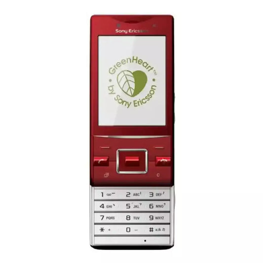(Pre-Owned, Very Good) Sony Ericsson Hazel J20i Slider Phone With 5MP AF Camera (3G, Wi-Fi, GPS) (Red) (60 Days Warranty) (Display Has Dark Shade)