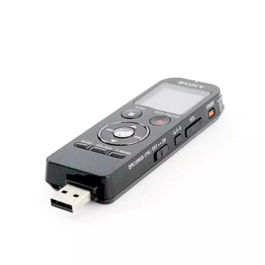 (Pre-Owned, Good) Sony ICD-UX533F Digital Voice Recorder, MP3 Player, FM Radio (4GB) (Black) (90 Days Warranty)