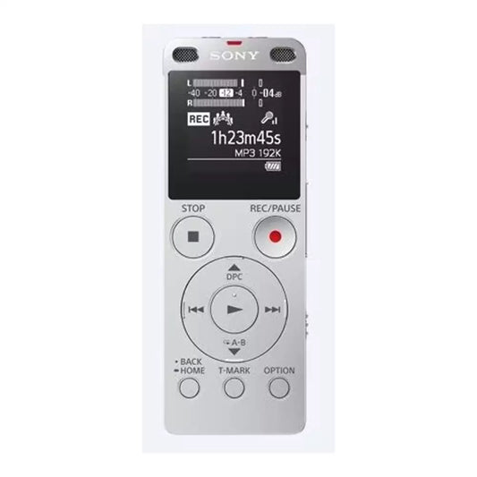 (Pre-Owned, Very Good) Sony ICD-UX560F Digital Voice Recorder, MP3 Player, FM Radio (4GB + 16GB) (Silver) + Sony In-Ear Earphones (60 Days Warranty)