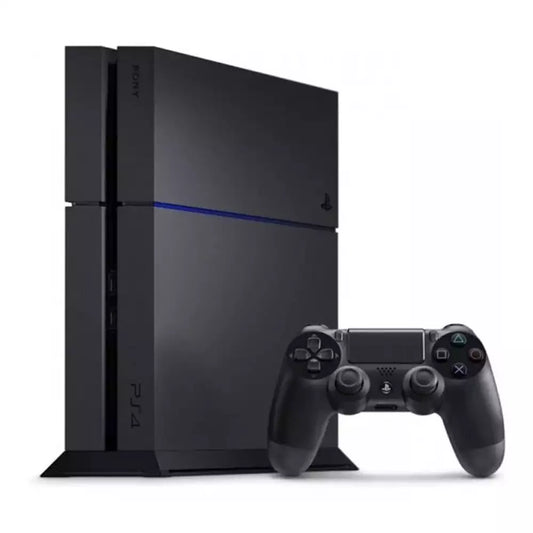 (Pre-Owned, Excellent) Sony PlayStation 4 (PS4) 500GB (Regular Version - 1205a) Gaming Console (Black) + 4 Game Discs (90 Days Warranty)