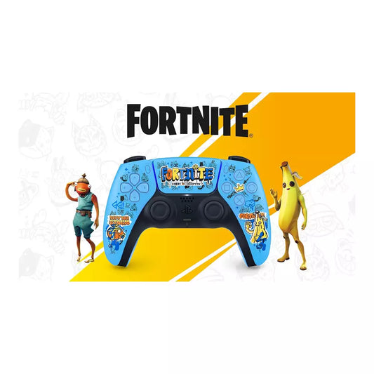 (Open Box) Sony Playstation (PS5) Dualsense Wireless Controller (Fortnite Limited Edition) (Blue) (3 Months Warranty)
