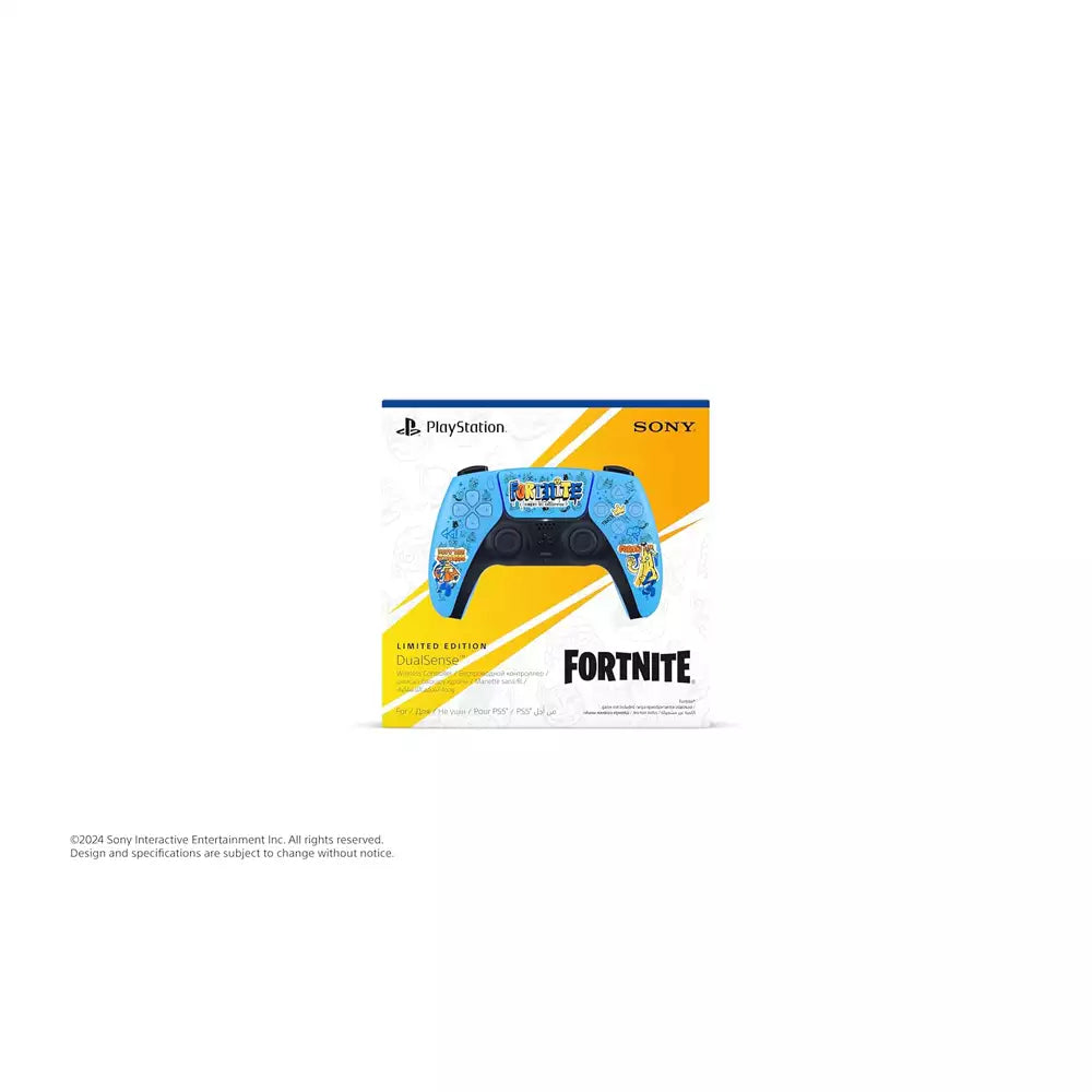 (Open Box) Sony Playstation (PS5) Dualsense Wireless Controller (Fortnite Limited Edition) (Blue) (3 Months Warranty)