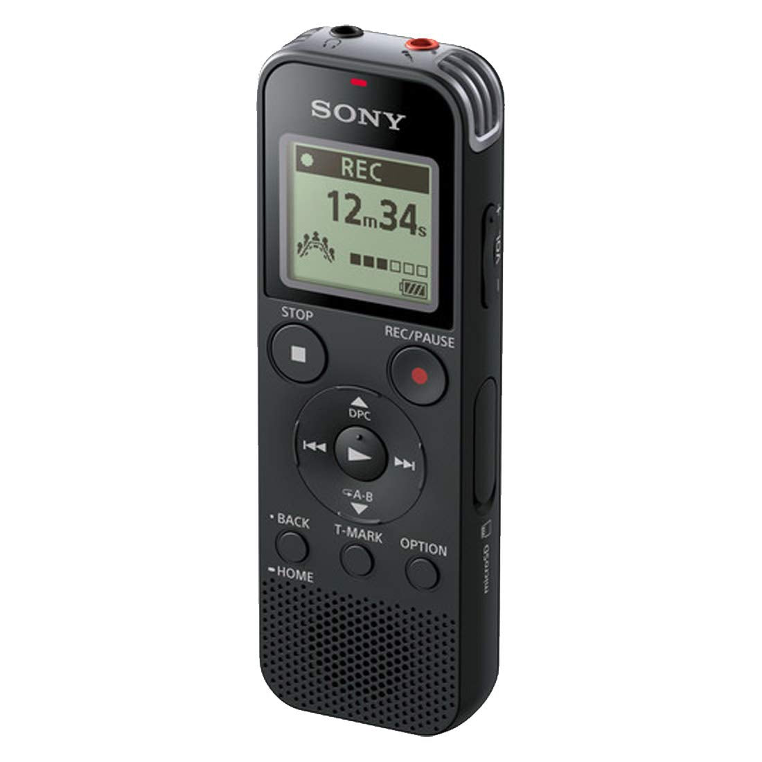 (Open Box) Sony ICD-UX570F Light Weight Voice Recorder, with 20 Hrs Battery (4GB) (Black) (6 Months Warranty)