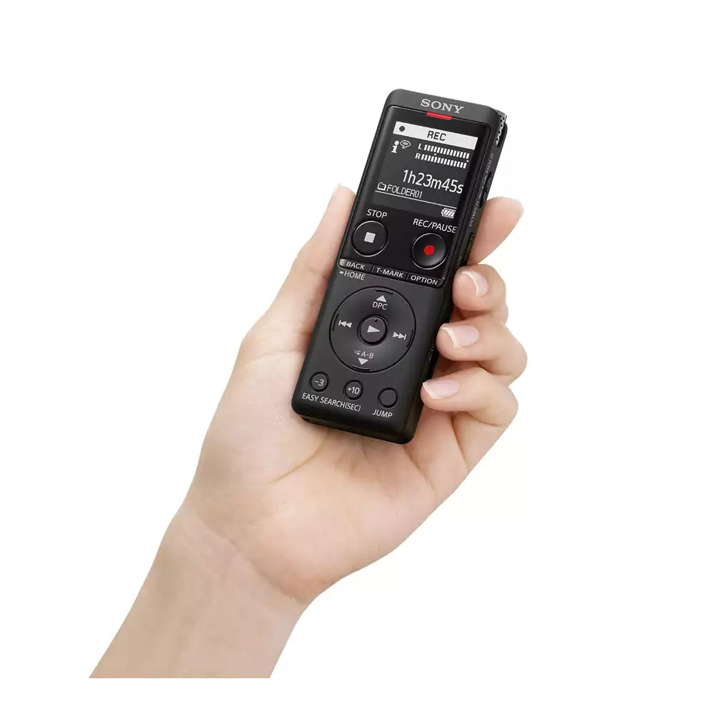 (Open Box) Sony ICD-UX470F Digital Voice Recorder (4GB) (Black) (6 Months Warranty)
