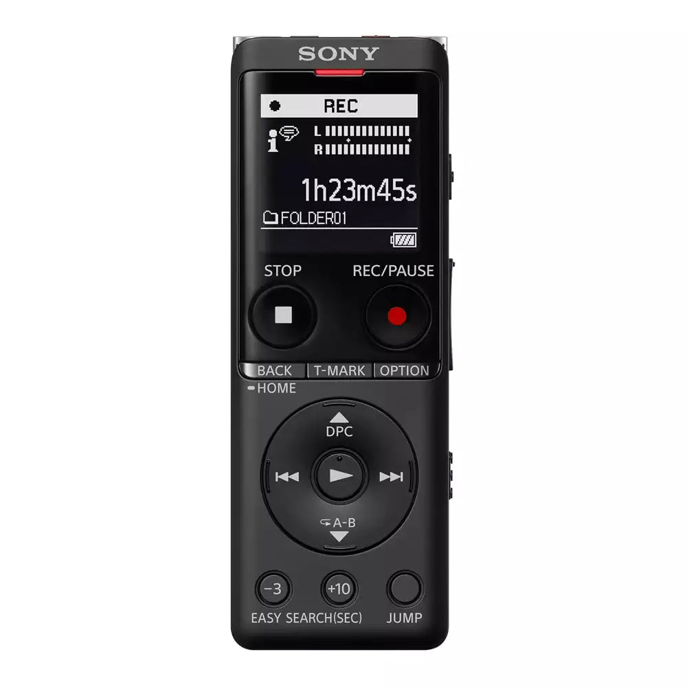 (Open Box) Sony ICD-UX470F Digital Voice Recorder (4GB) (Black) (6 Months Warranty)