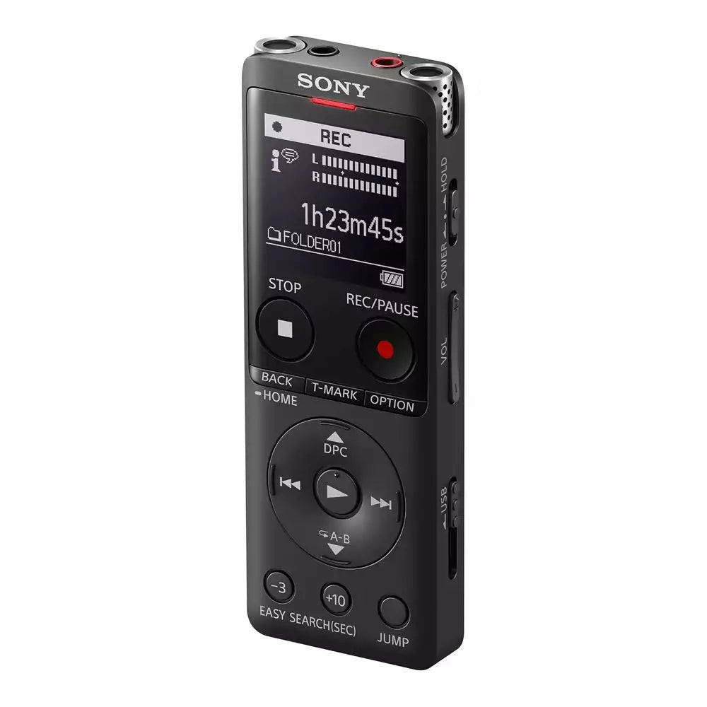(Open Box) Sony ICD-UX470F Digital Voice Recorder (4GB) (Black) (6 Months Warranty)