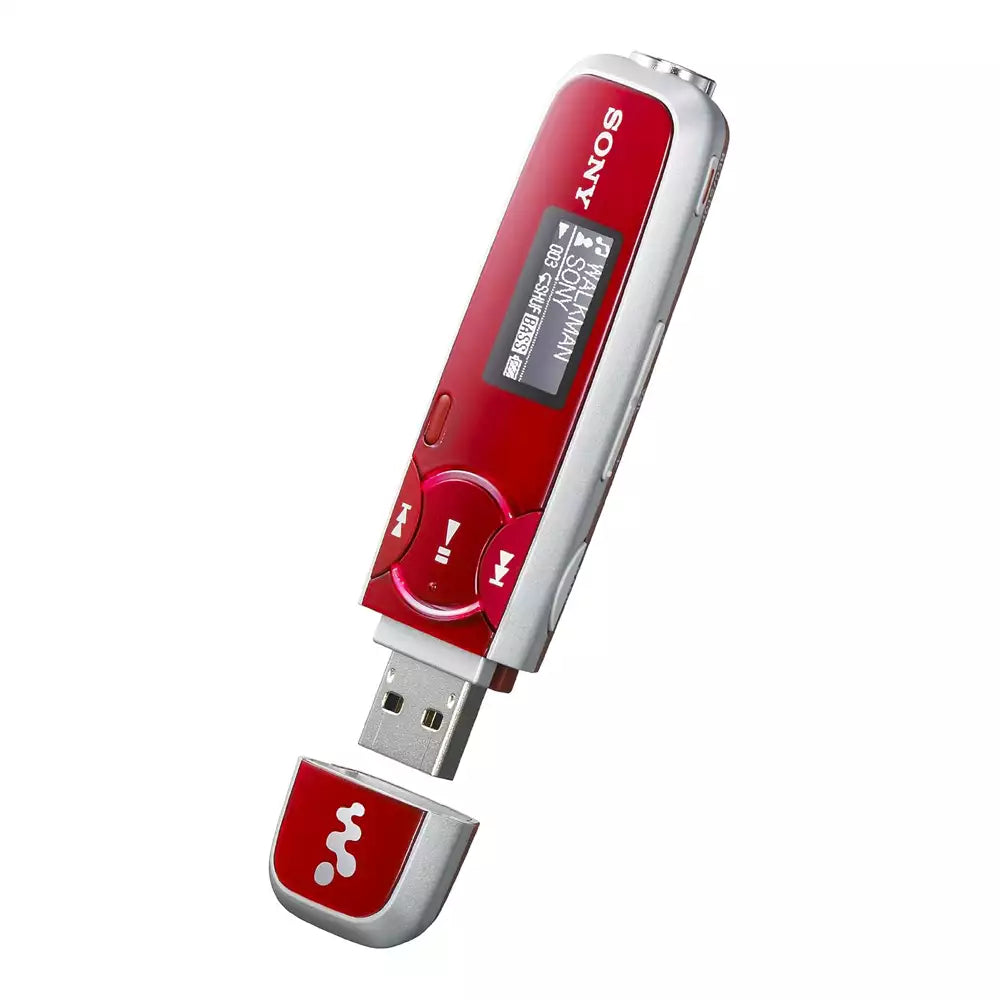 (Pre-Owned, Good) Sony Walkman NWZ-B133 Music Player (1GB) (Red) (FM Radio) (60 Days Warranty)