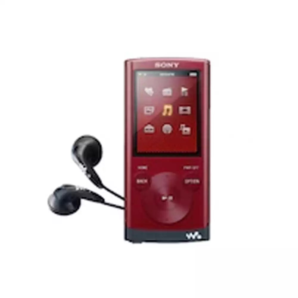 (Pre-Owned, Good) Sony Walkman NWZ-E353 Music Player (4GB) (Red) (FM Radio) (60 Days Warranty)