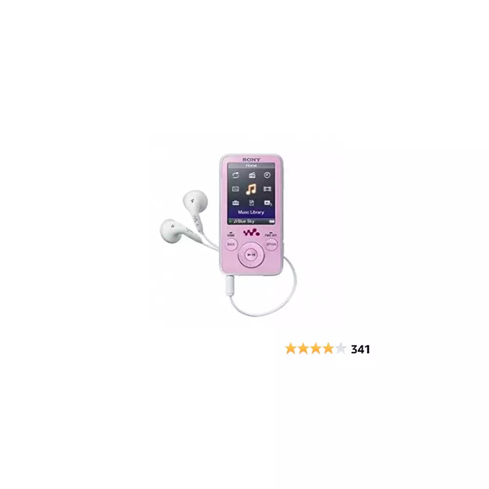 (Pre-Owned, Very Good) Sony NWZ-E436F E-Series Walkman 4GB MP3 Player With Radio, Photos (60 Days Warranty)