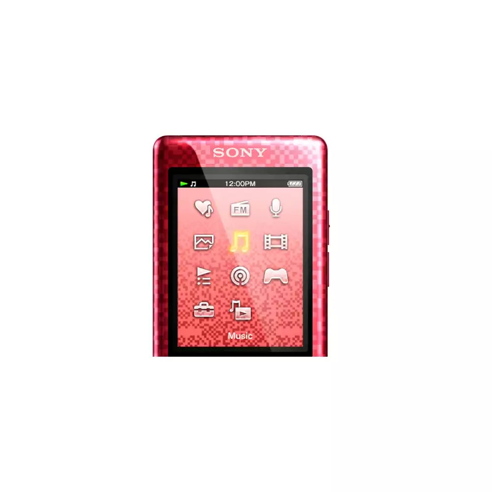 (Pre-Owned, Good) Sony Walkman NWZ-E473 Music Player (4GB) (Red) (FM Radio) (60 Days Warranty)