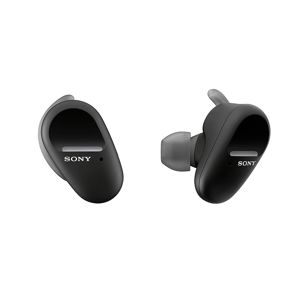 (Pre-Owned, Excellent) Sony WF-SP800N With 26 Hours Battery Life Active noise cancellation enabled Bluetooth Headset (Blue) (60 Days Warranty)