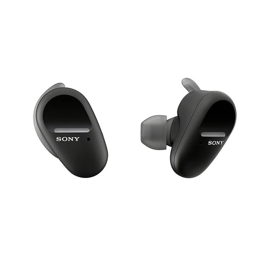 (Pre-Owned, Excellent) Sony WF-SP800N With 26 Hours Battery Life Active noise cancellation enabled Bluetooth Headset (Blue) (60 Days Warranty)