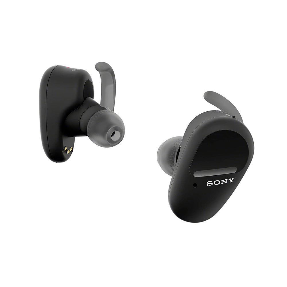 (Pre-Owned, Excellent) Sony WF-SP800N With 26 Hours Battery Life Active noise cancellation enabled Bluetooth Headset (Blue) (60 Days Warranty)